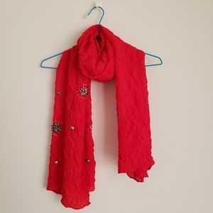 New Red Scarf / Wrap / Hijab